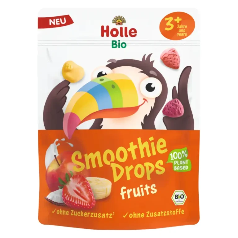 Smoothie Drops φρούτων Bio από 3 ετών, Holle 15g