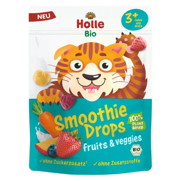 Smoothie Drops φρούτων και λαχανικών Bio από 3 ετών, Holle 15g