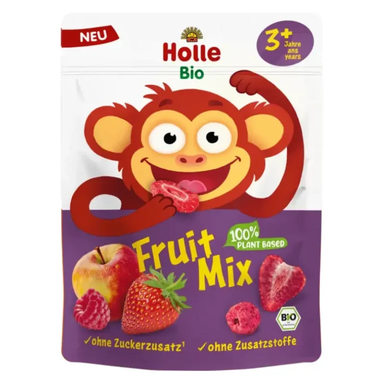 Smoothie Drops Fruit Mix Φράουλα, Μήλο & Σμέουρα Bio από 3 ετών, Holle 13g